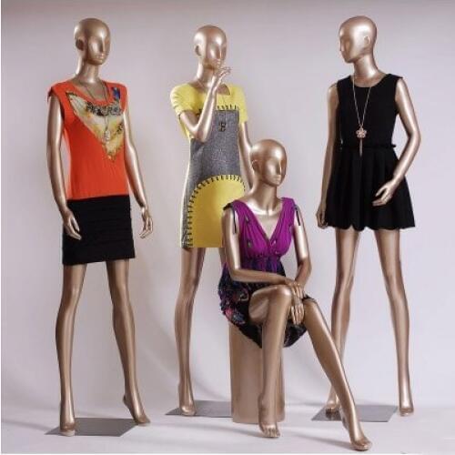 Fashionable Best Quality Golden Female Mannequin Full Body Mannequin Factory Direct Sell