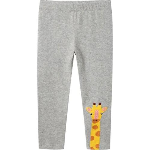 New Children Giraffe Leggings Pants for Girls Autumn Spring Skinny Long Pants Childrens Clothes