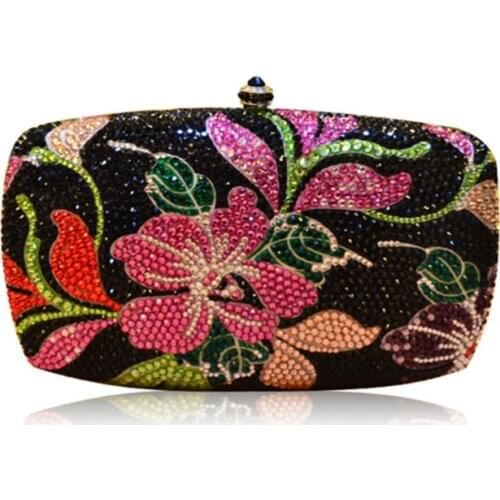 New designer plain diamond evening bags Unique women clutch bag wedding bride party clutch purse luxury ladies dinner handbag