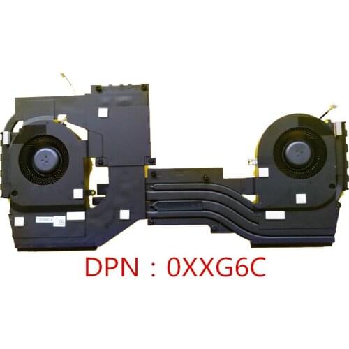 New Original CPU GPU Cooling Fan With Heatsink FOR DELL ALIENWARE AREA-51M R2 RQ2 PN:0XXG6C