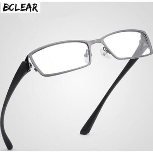 Mens Business Leisure Titanium Alloy Optical Glasses Frame Brand Design TR90 Myopia Prescription Eyeglasses oculos de grau 2018