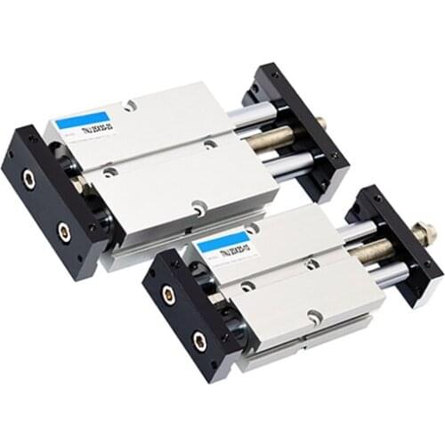 Pneumatic Double Shaft Double Rod TNJ Adjustable Stroke Cylinder TN10/16/20/25/32 mm Bore 20/30/40/50/75/100 mm Stroke