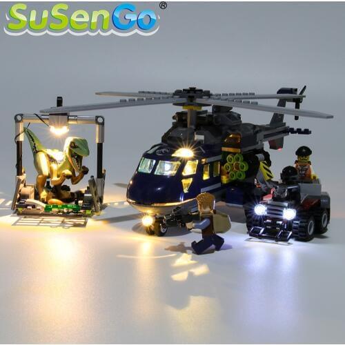 SuSenGo LED Light kit For 75928 Blues Helicopter Pursuit Compatible with 39115 10925 , NO Model