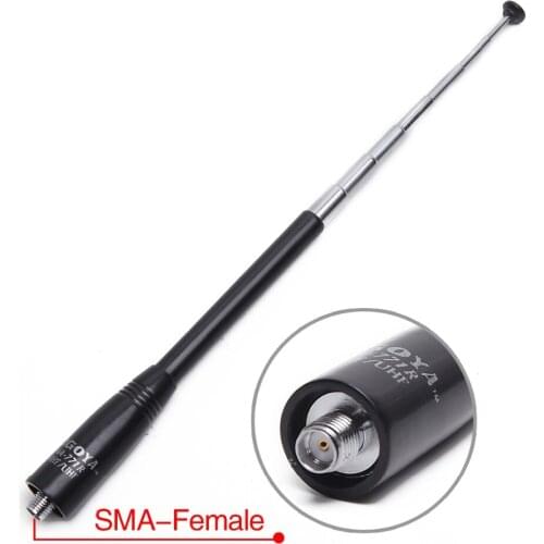 Nagoya NA-771R Telescop SMA-Female/SMA-Male/BNC Dual Band 144/430MHz Antenna for Baofeng UV-5R Yaesu Wouxun tyt Walkie Talkie