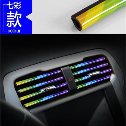 U-shaped car air outlet strip for Opel Mokka Antara Astra G j H Insignia Vectra Corsa Zafira