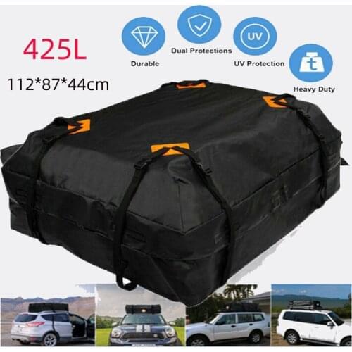 Waterproof Car Roof Top Rack Carrier Cargo Bag Luggage Storage Bag Travel New