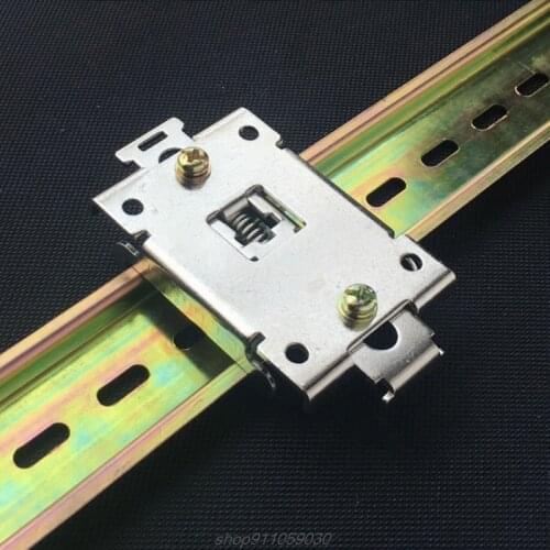 2018 3Pcs Single Phase SSR 35mm DIN Rail Fixed Solid State Relay Clip Clamp w./ 6 Mounting Screws W-store A27 21 Dropship
