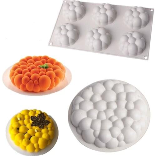 1/6 Hole Clouds Shape Silicone Cake Decorating Mold For Baking Mould Dessert Mousse Bakvormen Pastry Pan Bakewar Tools