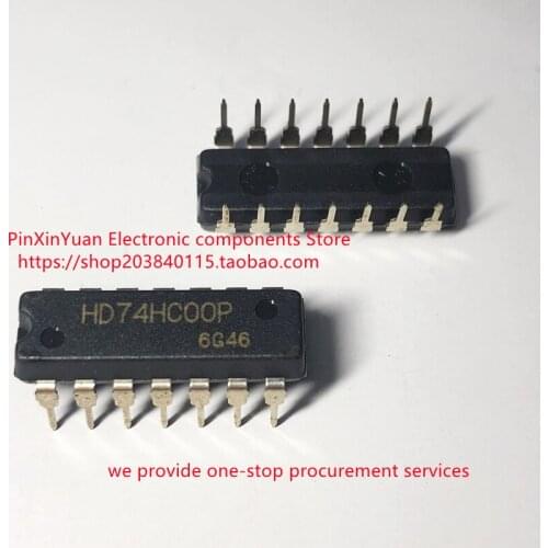 10PCS/LOT New original SN74HC00N HD74HC00P 74HC00 DIP14 logic circuit IC In stock