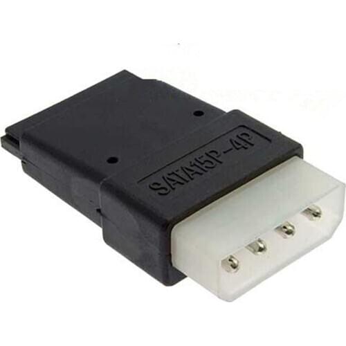 4 Pin Molex PC IDE Male to 15 pin SATA Female Power Adapter convertor connector