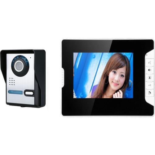 7 Inch TFT Monitor IR Night Vision Wired Intercom Video Door Phone 813-FA