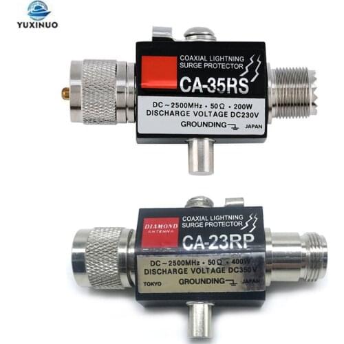 CA-35RS CA-23RP PL259 SO239 Radio Repeater Coaxial Anti-Lightning Antenna Surge Protector M Male to Female or N Male to Female