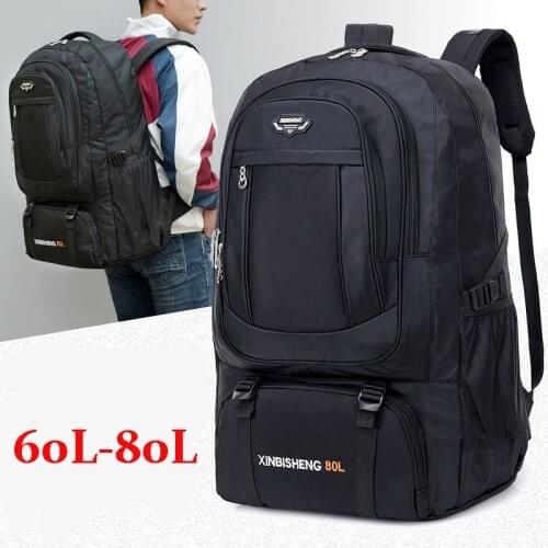 Chuwanglin Large Capacity 60L-80L Backpack Mens Travel Bag Womens Sports Schoolbag Mountaineering Bag Travel Backpack 6171356