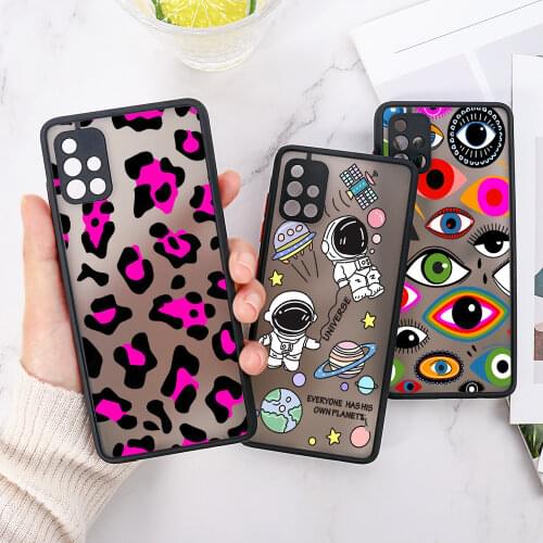 Case For Samsung A32 A51 A71 A12 A21S A31 A52 A72 M31 Funda Silicone Hard Matte Cover For Samsung S21 Ultra Plus S20 FE Bumper