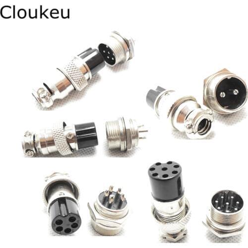 GX16 Aviation plug 16MM Cable connector Male/female adapter 2P 3P 4P 5P 6P 7P 8P 9P