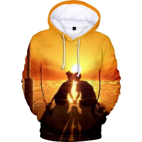 3D Anime Ride Your Wave Hoodies Boys/girls Ocean Element Hoodie Personality Hip Hop Kids Children Long Sleeve Outwear