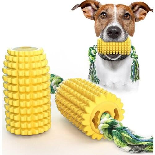 Pet Toys New Products Hot Money Corn Molars Bite Resistant Toothbrush Cleaning Teeth Dog Toys Pet Supplies Pet Belt Rope