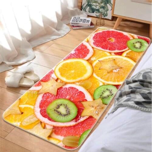 3D Print Plush Kitchen Carpet Waterproof Non-slip Hallway Mat 40x120 Kitchen Rugs Mats Entrance Door Mat Fllor Mat For Kitchen