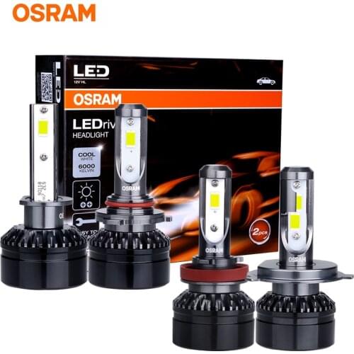 OSRAM H7 H1 led para carro bulb 12v 6000K fog lamp auto light car 9012 HIR2 HB2 H11 9005 9006 HB4 HB3 led Headlight luces led h4