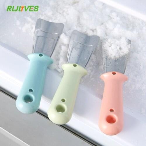 Stainless Steel Freezer De-ice Shovel Refrigerator Manual De-icer Portable Ice Shovel Gadget Household Kitchen Cleaning Tools