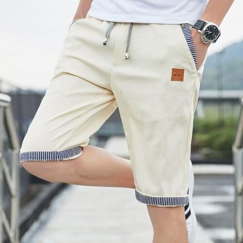 Men Casual Summer Plaid Patchwork Pockets Buttons Fifth Pants Loose Beach Shorts Male Summer Sports Workout Bottoms Clothing