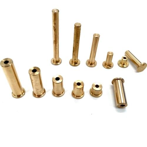 10Pcs Set Golf Club Weight Head Accessories Shaft Plug Assembling Kits Copper Nail Brass Swing Carbon/steel Size .370/.335/.350