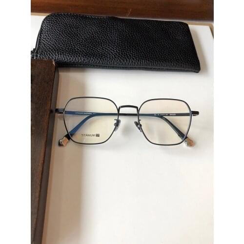 New Prescription Glasses Pure Titanium Sven Retro Small Box Punk Primitive Totem Pattern Personality Trendy Cool Men And Women