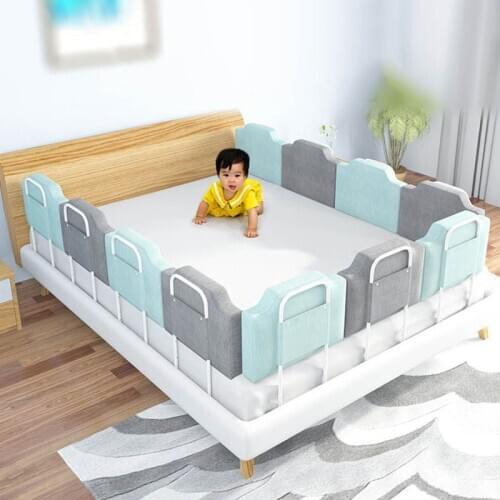 Newborn Bed Barrier Fence Adjustable Safety Guardrail 0-6 Years Home Playpen 60CM Kids Rails Childrens fence