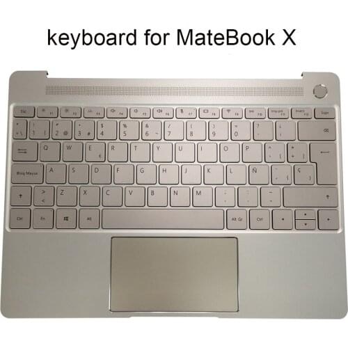 Spanish Palmrest keyboard backlight for Huawei MateBook X WT-W09 WT-W19 WT-WX9 2017 Spain laptop keyboards touchpad 0KN1 1R3SP13
