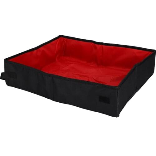 Semi Closed Folding Cat Litter Box Portable Home Outdoor Travel Camping Toilet Soft Pet Accessories Indoor Or Litter Box