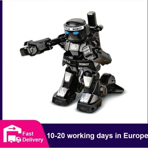 RC Robot Battle Boxing Robot Toy Remote Control Robot 2.4G Humanoid Fighting Robot with Two Control Joysticks Toys for Kids
