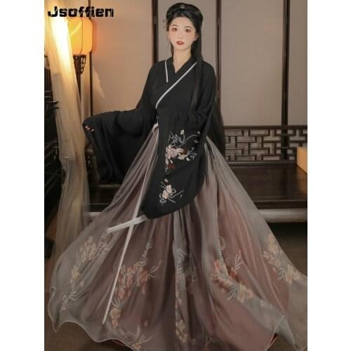 Woman Traditional Hanfu Clothing Chinese Folk Dance Costume Lay Han Dynasty Princess Dance Wear Girl Vintage Fairy Stage Dress
