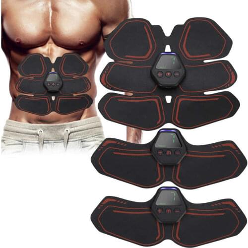 Abdominal Stimulator Smart EMS Muscle Trainer Device Exercise Strength Fitness Equipment Charging Abdominal Patch Muscle Sticker