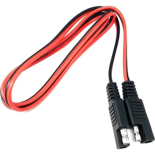 100CM 18AWG SAE to SAE Extension Cable Quick Disconnect Wire Harness SAE Connector