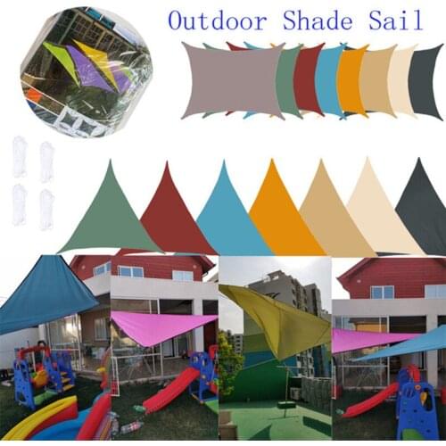Waterproof Sun Shelter Triangle Sunshade Camping Shade Cloth Outdoor Canopy Garden Patio Swimming Pool Shades Sail Awning