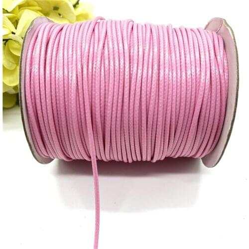 0.8/1.0/1.5/2.0mm Waxed Cotton Cord Waxed Thread Cord String Rope For Jewelry Making DIY Bracelet Necklace Accessories #04