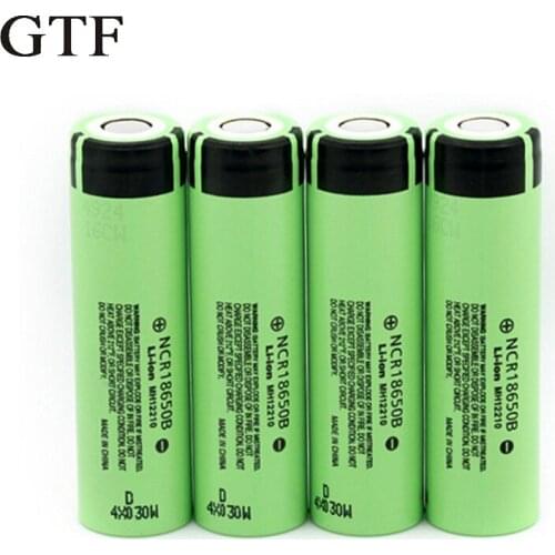 100% Original NCR18650 Lithium Ion Rechargeable Battery 3400 Mah 3.7 V for Flashlight Original Core Battery Rechargeable Battery