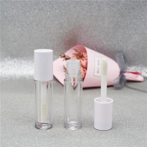 100pcs Lip Gloss Wand Tubes, 4ml Empty Lip Gloss Containers, Reusable Sample Bottles Lipgloss Containers