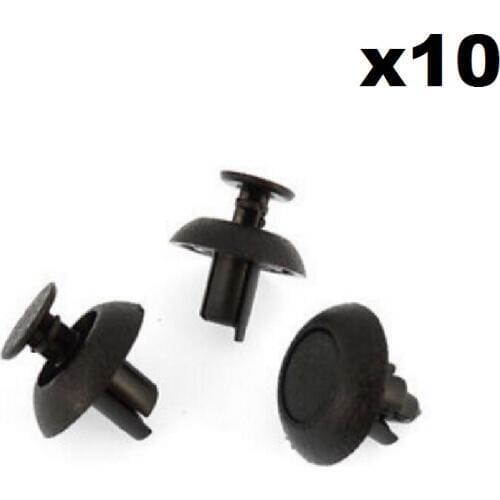 10x For Toyota Engine Cover Clips- Plastic Trim Fasteners for Motor Shields & Panels