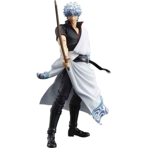 23cm Gintama Sakata Gintoki Action Figure Sakata Gintoki PVC figure Toy Brinquedos Anime