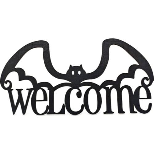 6x Natural Wooden Halloween Pendant Unfinished Blank ing Ornaments Wood Slices for DIY New Year Christmas Decoration