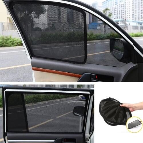 Car Magnetic Window Sunshade Curtain For Toyota Land Cruiser 200 2008 2012 2012 2014 2015 2016 2017 2018 2019 2020 Accessories
