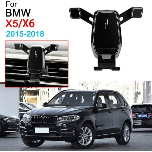 Car GPS Stand Air Vent Mount Clip Clamp Mobile Phone Holder for BMW X5 X6 Accessories 2015 2016 2017 2018