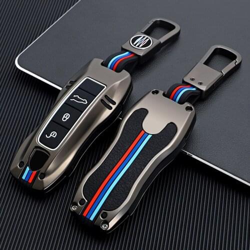 Car key case for porsche cayenne 958 911 lepin 996 macan panamera 997 944 924 987 987 gt3 cayman 987 auto holder shell cover