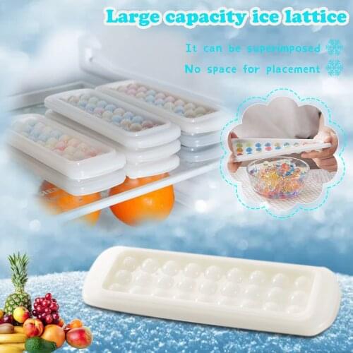 Ice Cube Tray Whiskey Ice Ball Ice Tray With Lid Silicone Mold Frozen Ice Tray Mold Food Grade Flexible Silicone Ice Molds