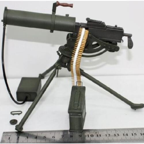 1/6th Scale Figure Weapon Toy Model Plastic WWI Maschinengewehr MG08 Maxim Gun Toys Gift Soldier Action Doll Accessory F Collect
