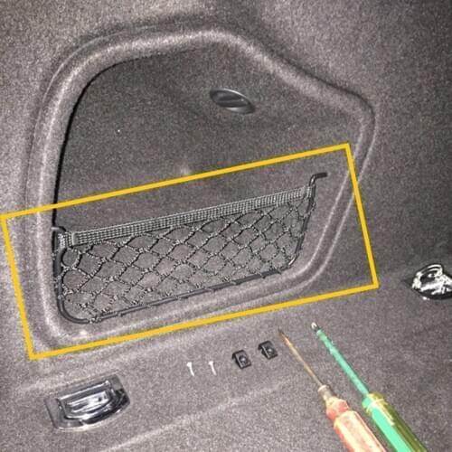 For Audi A4L 2009-2020 Year Trunk Side Net Pocket Left and Right Side Storage Net Bag Storage Net Car Accessories 1PC