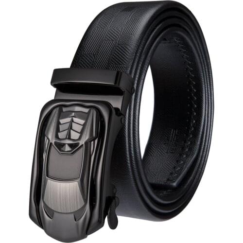 100% Genuine Leather Belt Brand Automatic Buckle Luxury Belt Barry.Wang 3 Colors High Quality 140cm Waist Belt For Men G-2033