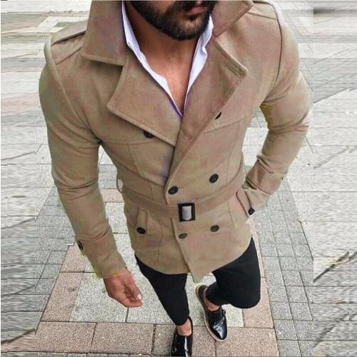 Naiveroo Mens Long Coats