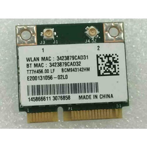 SSEA Wholesale for Broadcom BCM943142HM BCM43142 WiFi Bluetooth 4.0 Half Mini Pci-e Wireless Card 300Mbps